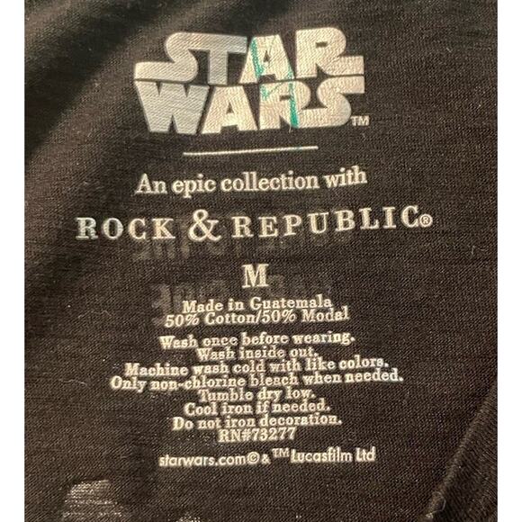 Star Wars Death Star Tunic Dress Shirt Medium, Rock & Republic® Epic Collection - Picture 5 of 5